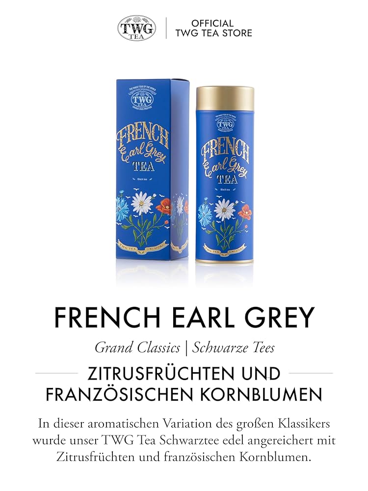 TWG Tea | French Earl Grey | Schwarzer Tee | Bergamotte und